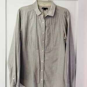 Gap Button Down Shirt Tuxedo Style Medium